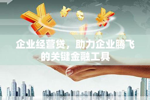图木舒克企业经营贷，助力企业腾飞的关键金融工具