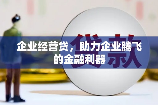 图木舒克企业经营贷，助力企业腾飞的金融利器