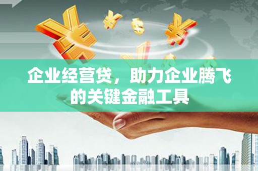 图木舒克企业经营贷，助力企业腾飞的关键金融工具