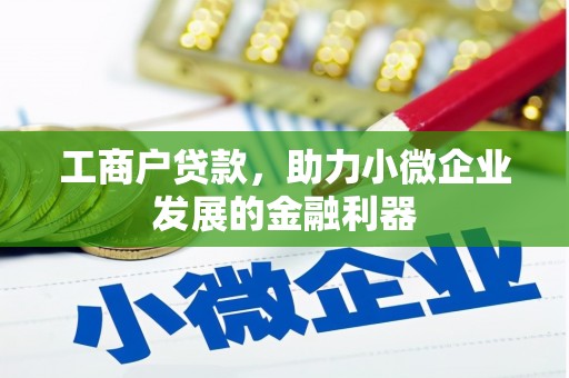 图木舒克工商户贷款，助力小微企业发展的金融利器