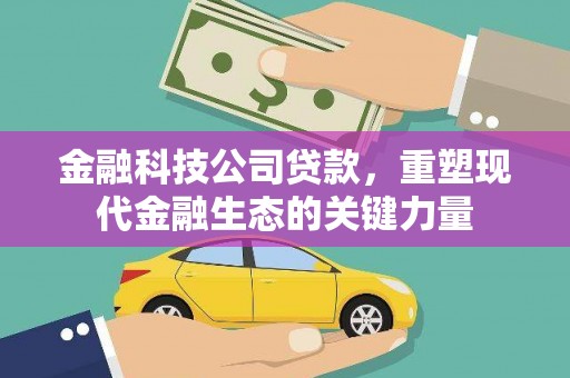 图木舒克金融科技公司贷款，重塑现代金融生态的关键力量