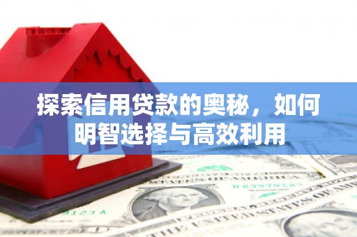 图木舒克探索信用贷款的奥秘，如何明智选择与高效利用