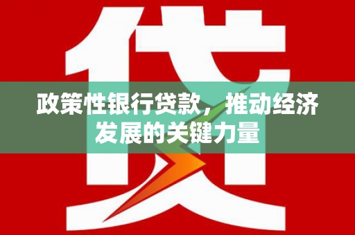 图木舒克政策性银行贷款，推动经济发展的关键力量
