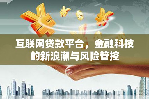 图木舒克互联网贷款平台，金融科技的新浪潮与风险管控