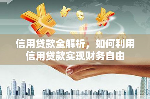 图木舒克信用贷款全解析，如何利用信用贷款实现财务自由